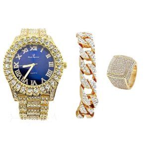 "Denver" Watch, Chain, and Ring Set
